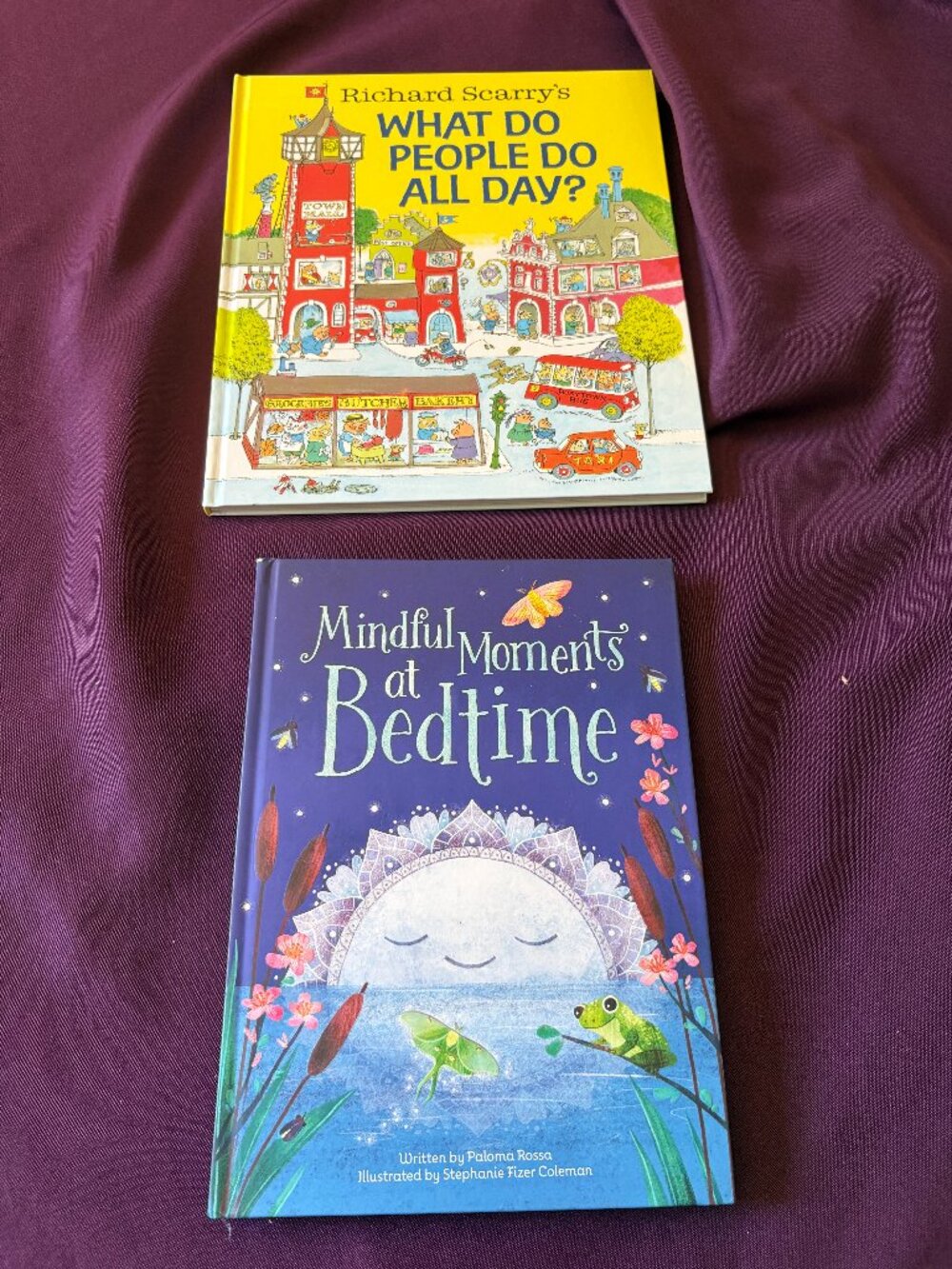 Richard Scarry's What Do People Do All Day? & Mindful Moments at Bedtime Hardcov